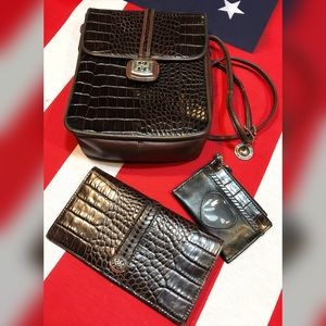 🦋 Brighton One World 3 Piece Crossbody